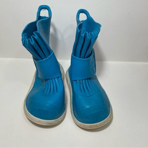 Butler Blue Rubber Rain Boots - Picture 2 of 6